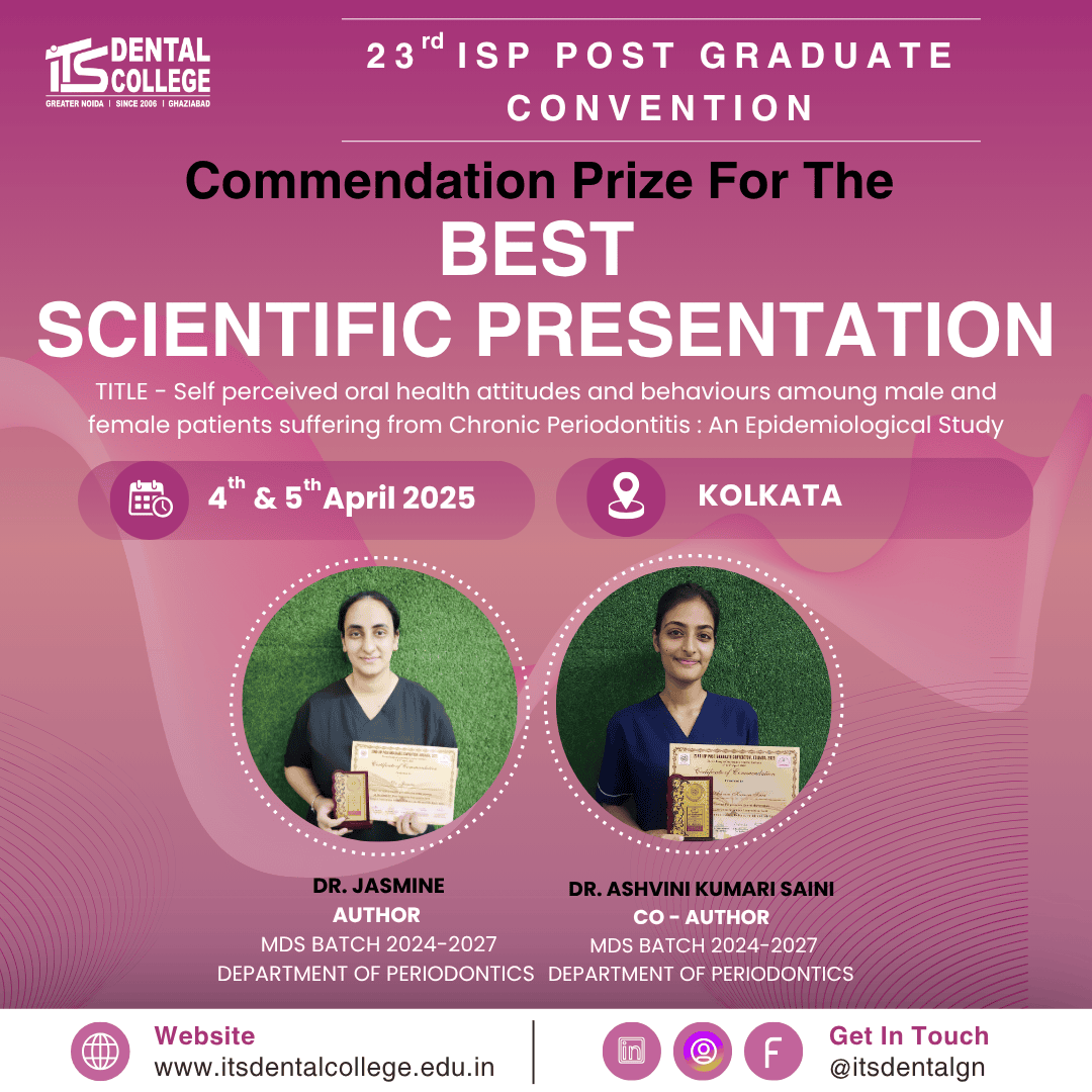 What's new in ITS dental College